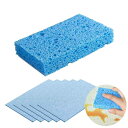 セルロース スポンジ キッチンスポンジ 吸水スポンジ バススポンジ 新春初売り【抗菌 速乾 吸水 油汚れ 長持ち 収納しやすい キズをつけない】 キッチン用 お風呂用 台所 食器 洗面所(3)
