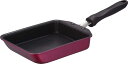 サーモス デュラブルシリーズ 玉子焼きフライパン 13cm レッド IH対応 KFF-013E R(3)