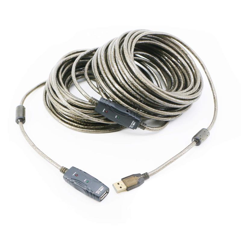 NEC - PASOW USB 2.0 A オス - A メス 延長ケーブル 高速 480 Mbps