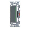 神保電器/NKW3路ガイドランプ付きスイッチセット シングル ソリッドグレー(SG) NKW01009