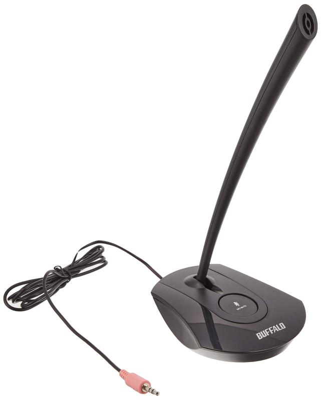 バッファロー マイクロフォン ミュート付 BSHSMPM105シリーズ