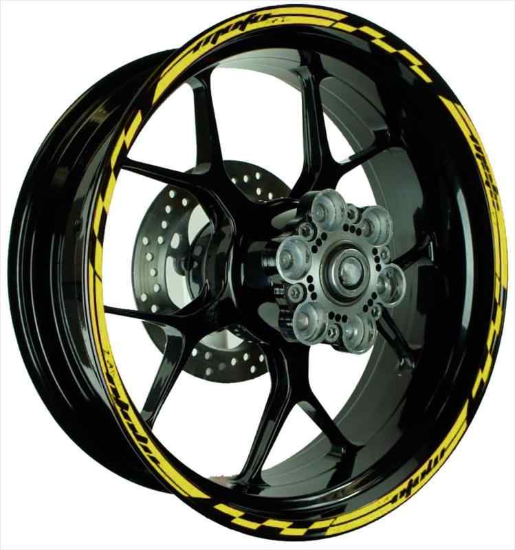 MOTOINKZ バイク用 17インチ カスタムリムステッカー GP3フラッグ B-82
