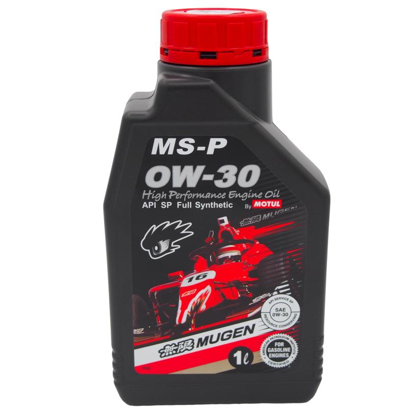 無限 High-Performance Engine Oil MS-P 0W-30 1L 90000-XYCM-0W30 by MotulHIGH-PERFORMANCE ENGINE OIL MS-P 0W30内容量:1L規格:API SP油種:全合成油粘度:0W-30