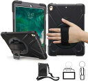iPad Air3 ケース 2019/iPad Pro 10.5 ケース 2017 ペンホルダー Pencil収納, Lively House ショルダー 肩掛け シリコン 360度 回転 キッズ 子供 ハンドホルダー スタンド ストラップ キャリー ゴ(3)