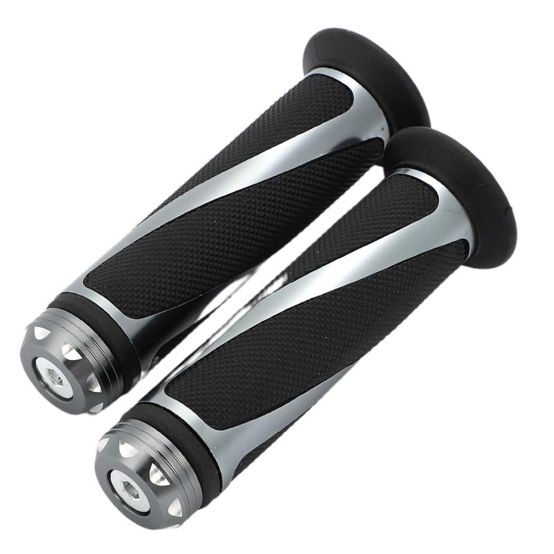 (nakira) 次世代スタイル カスタム グリップ バー エンド付属 アルミ オートバイ用 φ 22.2 mm