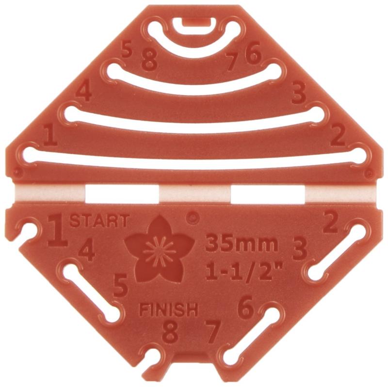 Clover つまみ細工プレート 菱つまみSS 57-459(3)