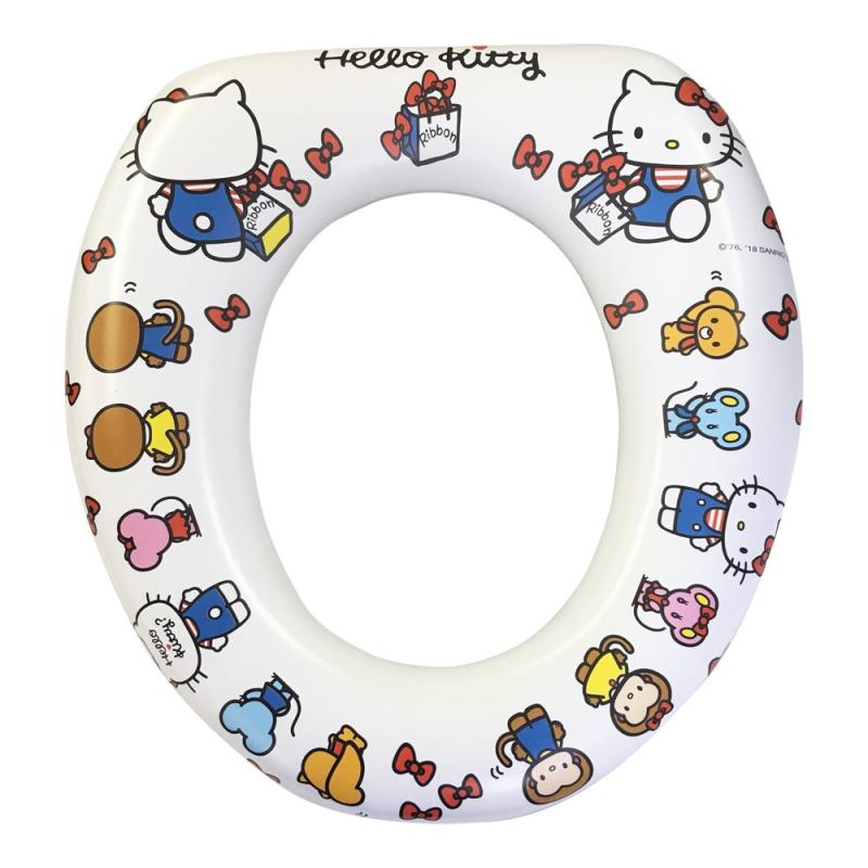 シンセーインターナショナル ハローキティ ソフトシート I'm Kitty[本体サイズ] 28x28.5x6.3cm幅20~23cm 長さ24cm(対応便座内径サイズ)楽しくトイレトレーニング[製造国] 中華人民共和国[対象] 0ヶ月 ~