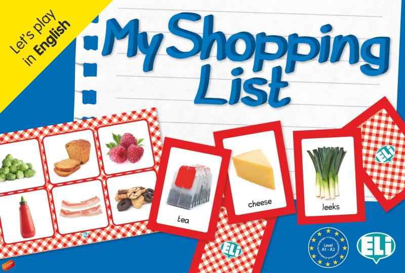 ELI Game 英語教材 ビンゴゲーム My Shopping List
