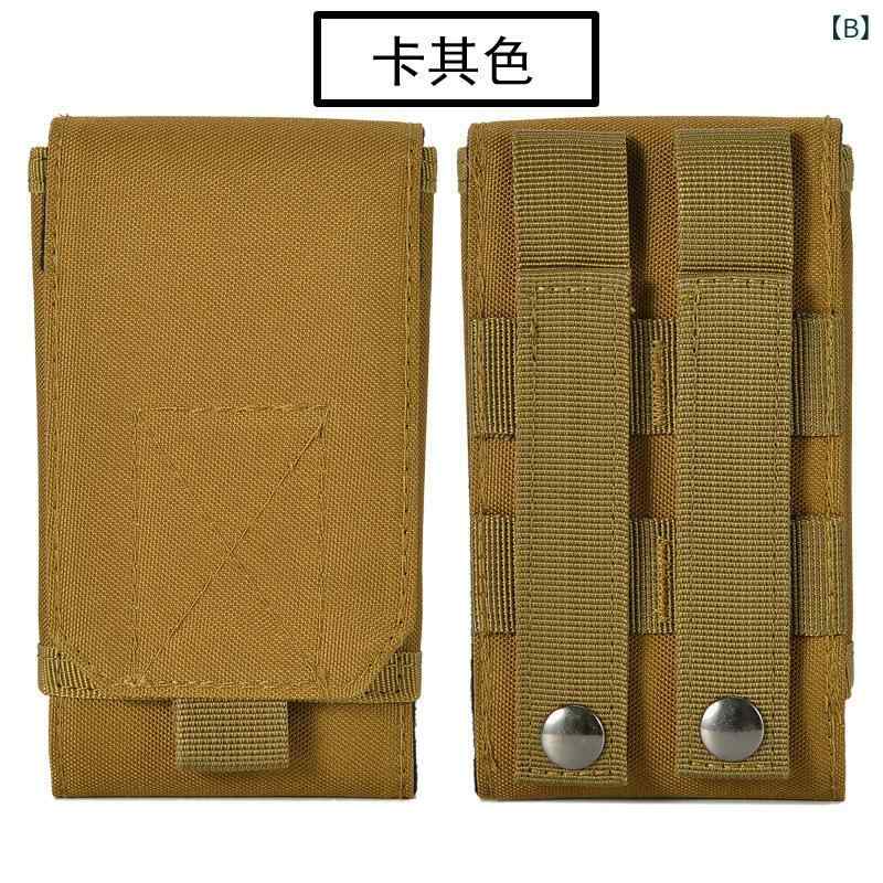 櫻花舎楽天市場店のウエストポーチ メンズ レディース 多機能 スポーツ 戦術 モール 登山 バッグ オックスフォード生地 面ファスナー ブラック カーキ アーミーグリーン アウトドア 普段使い ストリート系｜アングル3