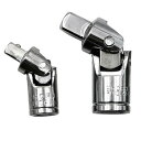 2個入 ユニバーサルジョイントセット 銀色 ユニバーサルジョイント 6.35mm 9.5mm 差込角