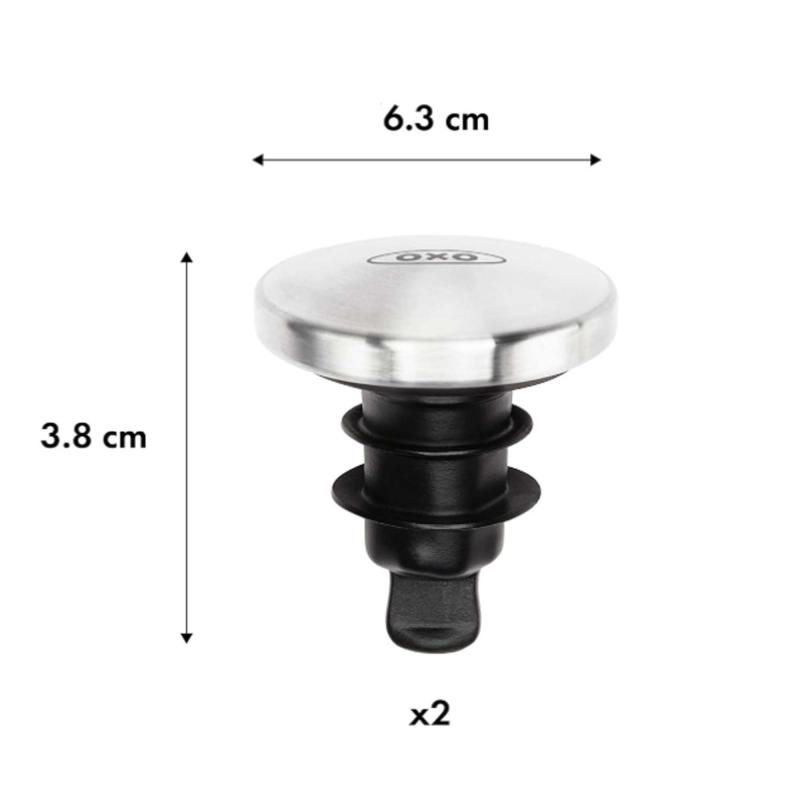 OXO SteeL 拡張ワインストッパー 2個 okashashop-10395569 櫻花舎楽天市場店 サンプル画像2