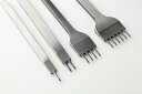 クラフトメイト レザークラフト工具 菱目打ち (1本目 2本目 4本目 6本目) 4本 セット ( 3mm 間隔 )