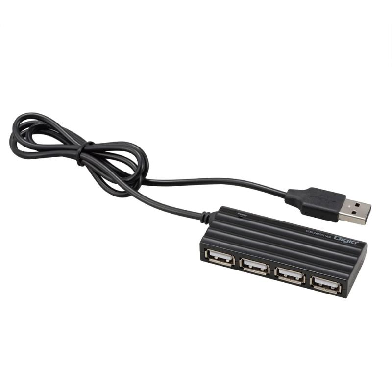 Digio2 USBハブ USB2.0 4ポート80cm