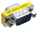 KAUMO DB9オス - DB9オス 小型コネクター (MINI GENDER CHANGER)