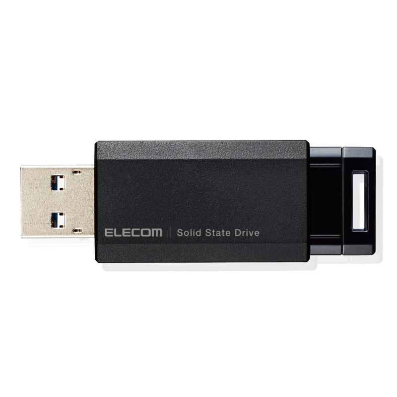 エレコム 外付けSSD USB3.2(Gen2) PS5/PS4(メーカー動作確認済) ック式