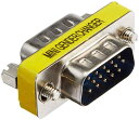 変換名人 VGA(オス) → VGA(オス)中継アダプタ VGAA-VGAAN(2)