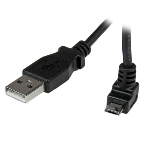 StarTech.com L型上向き microUSBケーブル USB-A(オス) - マイクロ B(オス) 2m USBAUB2MU StarTech.com L型上向き microUSBケーブル USB-A(オス) - マイクロ B(オス) 2m USBAUB2MU