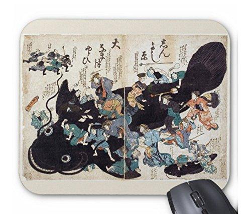 樂天商城 - 作者不詳『 ナマズ絵 』のマウスパッド：フォトパッド（ 浮世絵シリーズ ）