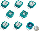 8個セット ALPS 10K 交換用 トリマーポテンショメータ センサー PS3 PS4 Xbox One Elite Switch Pro ワイヤレスゲーミン...