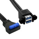 CYケーブルはUSB 3.0マザーパネル型からマザーボード20針ケーブルのデュアルポート50 cmまでスタック可能(2)