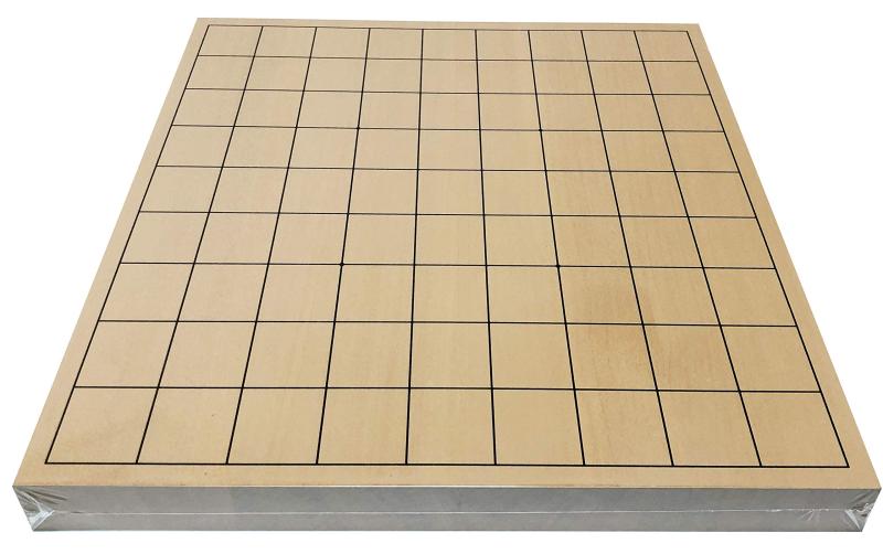 将棋盤 広く普及している 新桂 アガチス 10号卓上接合将棋盤（約3cm厚）新桂(しんかつら)将棋盤アガチス材：サイズ約33cm×36cm厚さ約1寸（30mm）です。お手頃価格の卓上将棋盤です新桂は原木は東南アジア産です。