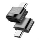microSD USB C カードリーダー TF マイクロSDカード リーダー 超小型 高速転送 タイプC OTG対応 Android iPadOS Windo...