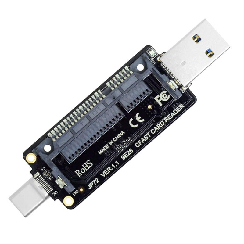 【送料無料】Cablecc Type-C USB-C USB3.0 to CFast 2.0 カードアダプター PCBA CFast カードリーダー デスクトップノートパソコン用