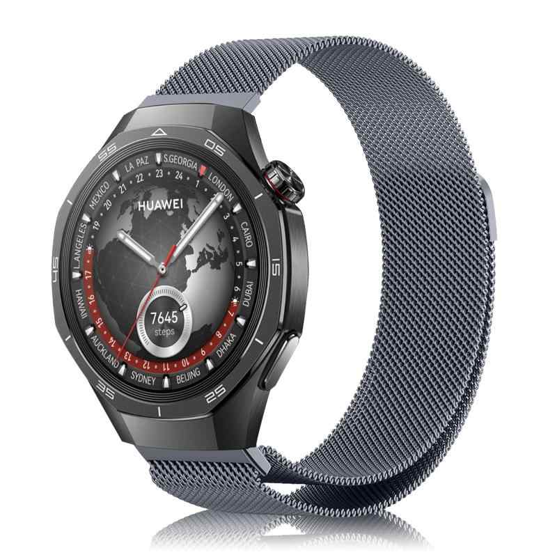 [AiMaoo] バンド Huawei Watch GT 5 Pro 46mm/GT 5 46mm 対応 交換バンド ステンレス鋼 磁気付き スポーツバンド マグネット式 おしゃれ 調節可能 交換ベルト ストラップ Huawei Watch GT 5 Pro 46mm/GT 5 46mm 用