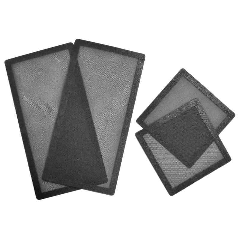 PC用 防塵 フィルター マグネット式 メッシュ 大小4枚セット ケースファン 120mm×120mm 120mm×240mm
