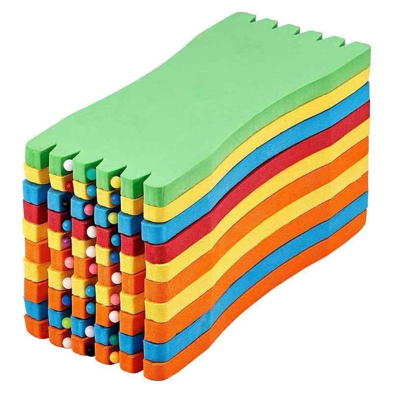 DFsucces 仕掛け巻き 釣り糸巻き 仕掛け 発泡 巻き取り 収納 釣りラインボード ラインワイヤー釣り ランダムな色(4.0)