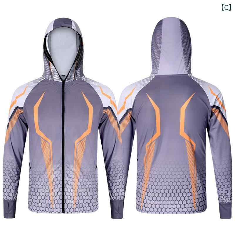 フィッシングウェア メンズ レディース 長袖 パーカー フード 釣り服 釣りウェア アウター ジャケット 日焼け防止 UVカット 吸湿速乾 通気性 伸縮性 無地 アウトドア 登山 キャンプ スポーツ 普段使い 旅行 春夏 ポリエステル レッド ブルー okashashop-10454753 櫻花舎楽天市場店 サンプル画像3