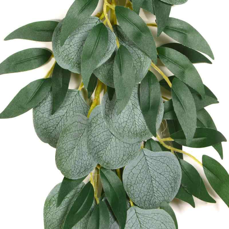 ・カテゴリ: 観葉植物・フェイクグリーン・素材: 造花（花）・カラー展開: 80葉ユーカリ、ユーカリ、柳、極細柳、かすみ草ユーカリ・品種: ユーカリ・ウィロー・仕様・形状: リース・フェイクグリーン・サイズ: 高さ約100～200cm・用途: 撮影小物、インテリア、装飾
