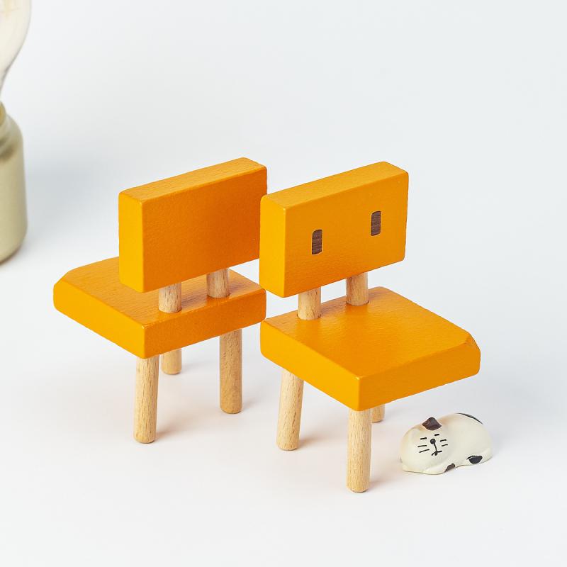 置物 ミニチュア フィギュア 猫 椅子 diy 卓上 飾り物 デコレーション 現代アート 玄関 リビング デスク 記念日 誕生日 お祝い パーティー インテリア オブジェ かわいい スリーレッグベンチ ミニ