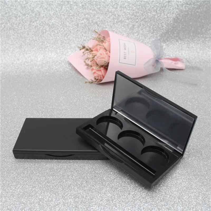 ・カテゴリ: アイシャドウパレット空容器・付属品: アイシャドウブラッシュ・製法: インジェクション成形・表面処理: 着色スプレー・仕様: マットブラック空ボックス・サイズ誤差: 1mm
