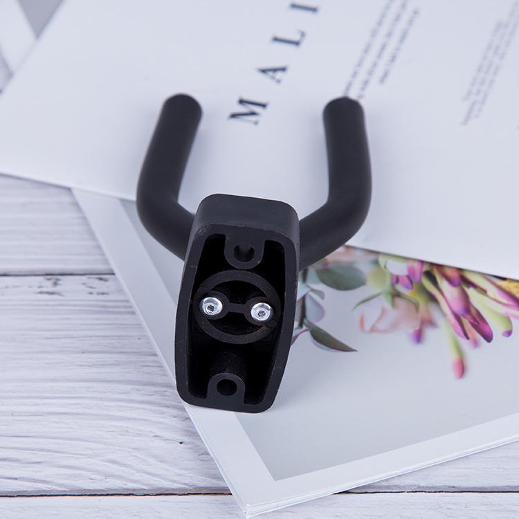 Hanger for Men and Women, Guitar Hanger, Ukulele Wall Hook Stand Holder, Short Steel, Musical Instrument Accessories, Ethnic Stringed Instrument Parts, Wall Hook, Small Item Hanger, Black Wall Decoration, Space-Saving Metal, Everyday Use