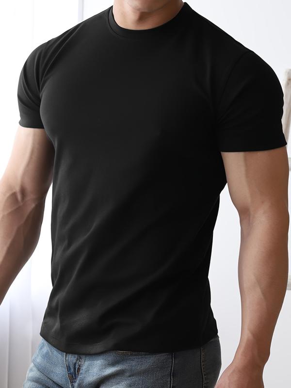 ・カテゴリ: Tシャツ・素材: ポリエステル・対象: メンズ・カラー: ブラック、ホワイト、グレー、ネイビー・サイズ展開: M, L, XL, XXL, XXXL・スタイル: スポーツカジュアル・用途: ランニング、フィットネス、スポーツ、サイクリング、ウィンタースポーツ、アウトドア、登山、キャンプ、射撃、ダンス、バスケットボール、バレーボール、釣り・特徴: クルーネック、半袖