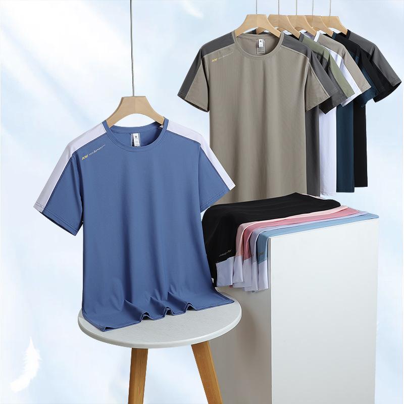 Tシャツ 男女兼用 速乾 吸汗 通気性 冷感 半袖 ラウンドネック ルーズフィット…