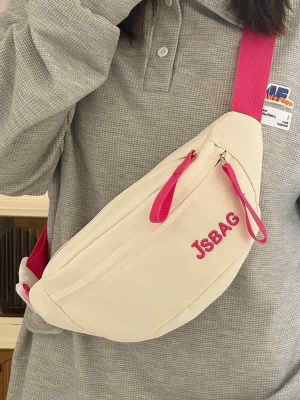 ショルダーバッグ レディース ナイロン製 防水 軽量 スポーツ カジュアル ミニサイズ 斜め掛け スマホポーチ コンパクト ボディバッグ 万能 韓国 アウトドア 普段使い ブラック ピンク イエロー ブルー ホワイトグリーン ホワイトローズレッド