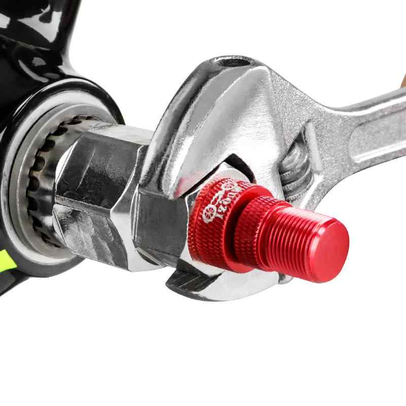 自転車工具 ボトムブラケット 中軸ソケット 固定バー 脱落防止ネジ アルミ合金製 ステンレス製 メンテナンス 修理 パーツ サイクルツール ブラック レッド シルバー ゴールド