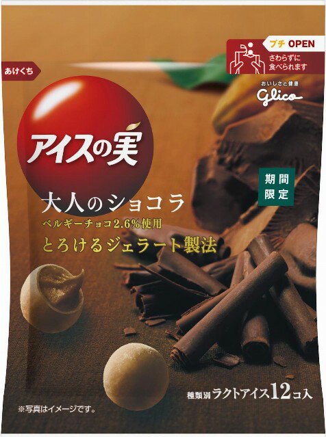 アイスの実 大人のショコラ 24個入り 江崎グリコ