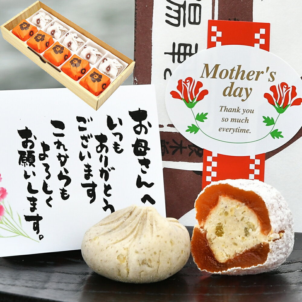 母の日 プレゼント ギフト 和菓子 スイーツ お菓子 花とスイーツ カーネーション 花 花束 メッセージカード 花とセット セット 人気 高級 お取り寄せ スイーツグランプリ1位 栗 100％ 岐阜中津川 栗きんとん5個 栗きんとん入り市田柿 干し柿 栗柿5個 送料無料