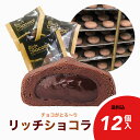 【御中元】とろける美味しさ!リッチショコラ12個入 チョコ クッキー ギフト 洋菓子 とろける 贅沢 プチギフト おやつ 送料無料 父の日