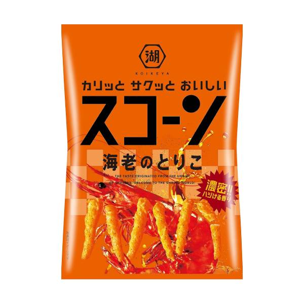 香味油を使用することにより、海老本来の香りやコク深さを一層感じられる味わいに。 従来品で評価されていた「海老の濃密さ」をさらに強化すると同時に、クランチ生地の軽快な食感に より連食性を持たせた。 【内容量】73g【入数】12コ 【2023/...