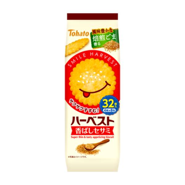 東ハト ハーベスト・香ばしセサミ 32枚 88g 12コ入り 2025/11/03発売 (4901940300600)