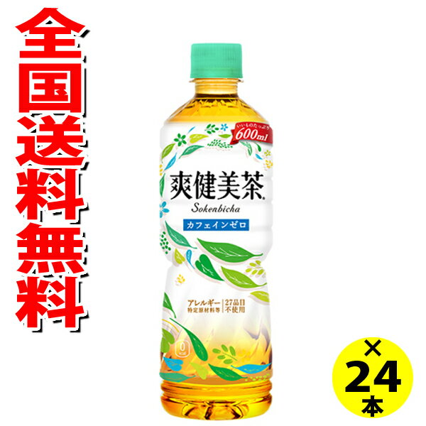 (送料無料)コカコーラ 爽健美茶 600ml 24本×1ケース (4902102119450) 1