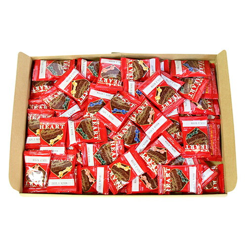 (全国送料無料) 不二家 ミニハートチョコレート（ピーナッツ）60コ入り メール便 (omtmb5362)