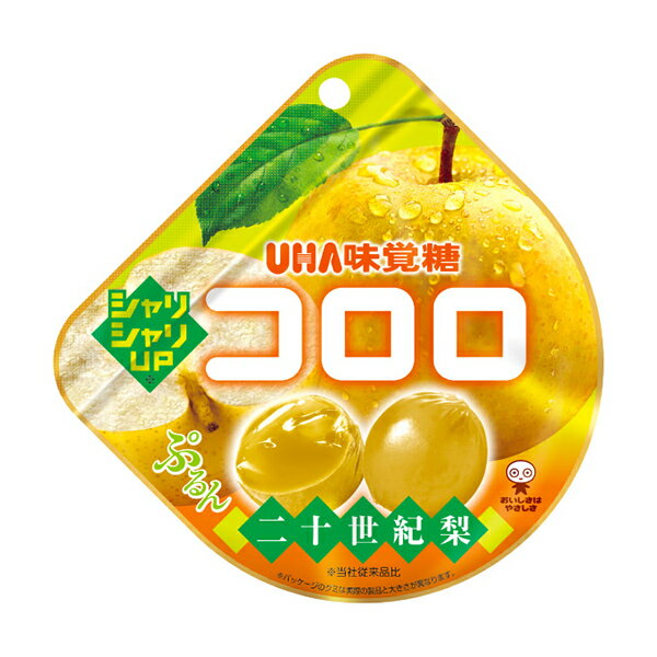 UHA味覚糖 コロロ 二十世紀梨 40g 72コ入り 2025/09/15発売 (4902750794214c)