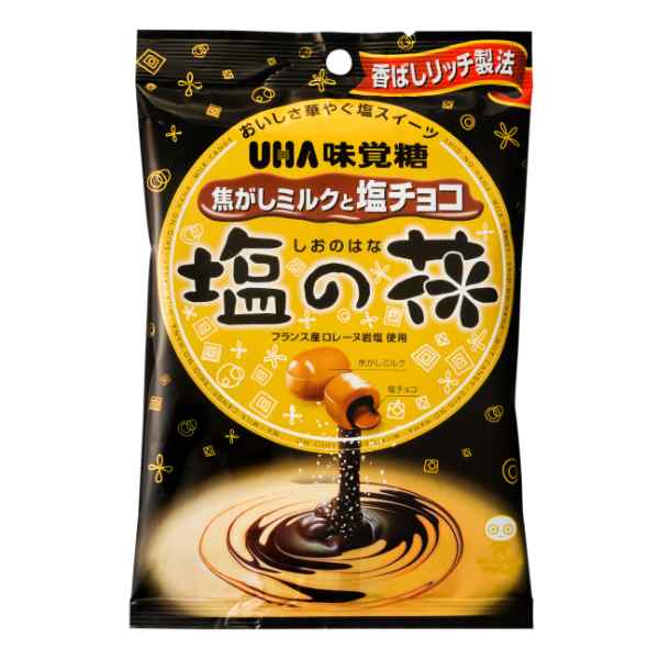 UHA味覚糖 塩の花 80g 72コ入り 2023/05/01発売 (4902750898929c)