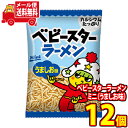 (全国送料無料) おやつカンパニー ベビースターラーメン ミニ(うましお味) 20g 12コ入り おかしのマーチ メール便 (4902775068840x12m...