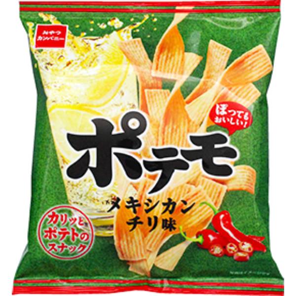 おやつカンパニー ポテモ（メキシカンチリ味） 61g 12コ入り 2023/10/02発売 (4902775072656)のサムネイル